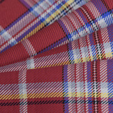 Schotse ruit katoen rood