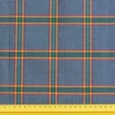 Schotse ruit katoen lichtblauw