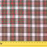 Flanel schotse ruit wit