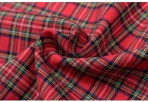 Flanel schotse ruit rood