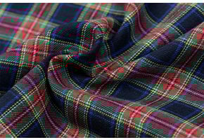 Flanel schotse ruit donkerblauw