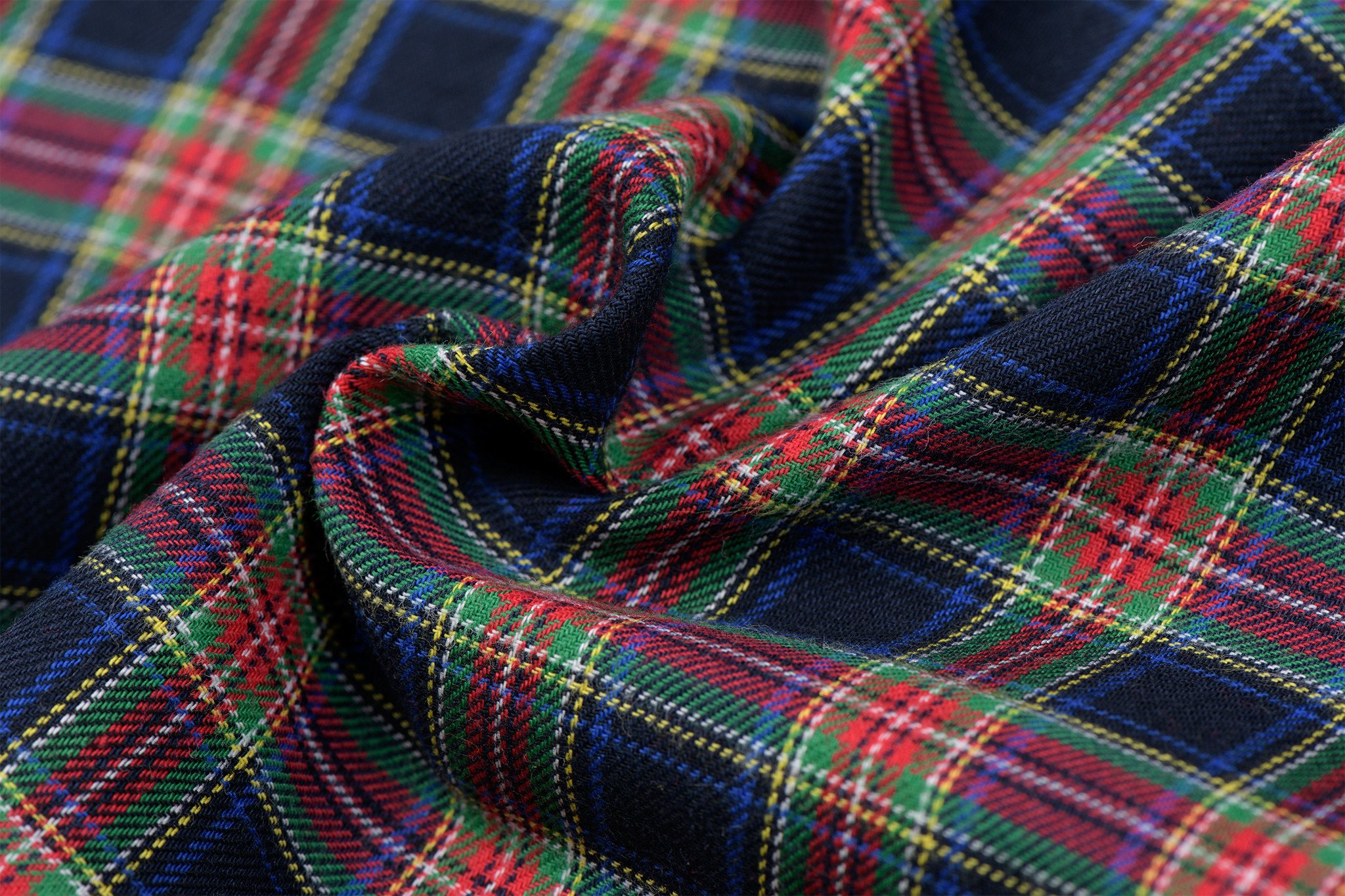 Flanel schotse ruit donkerblauw