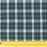 Flanel stof schotse ruit wit