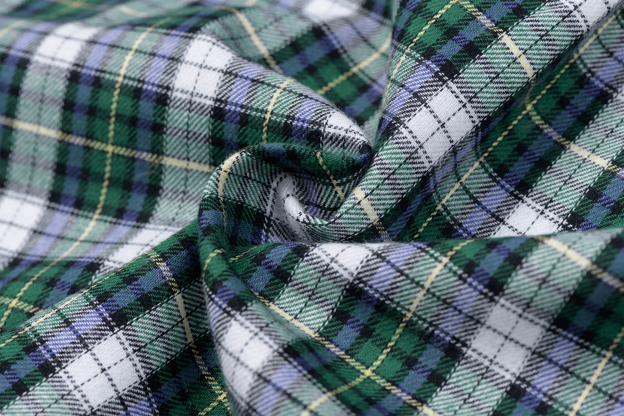 Flanel schotse ruit wit