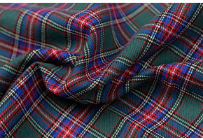 Flanel schotse ruit groen