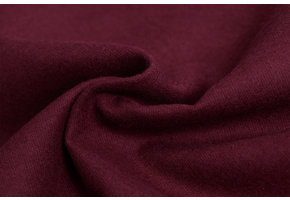 Katoen Flanel Uni Aubergine Rood