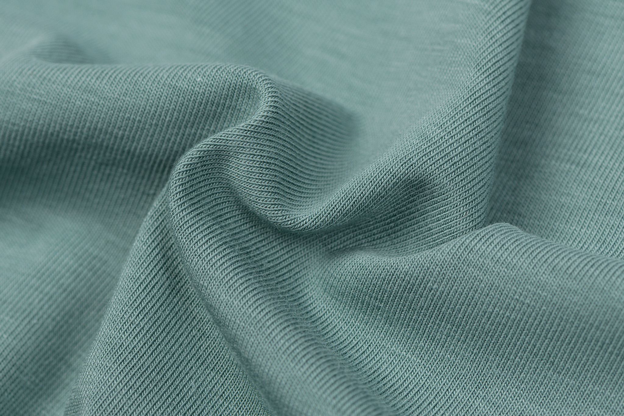 Bamboe Jersey Stof Oud Groen