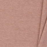 Rib Jersey Stof Oud Roze Melange