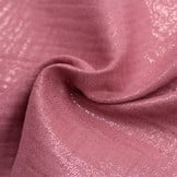Double gauze katoen glitter dusty oud rose