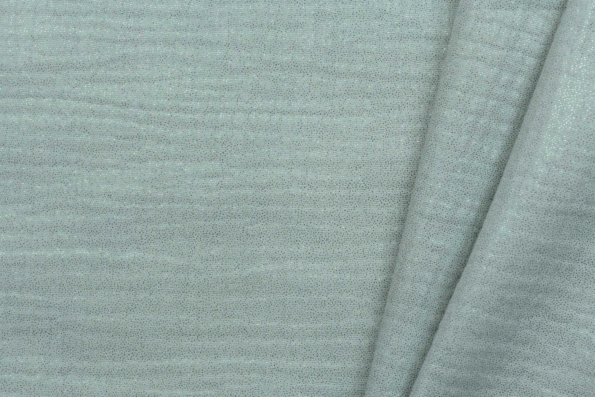 Double gauze katoen glitter mint