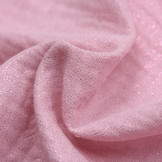 Double gauze katoen glitter licht oud rose