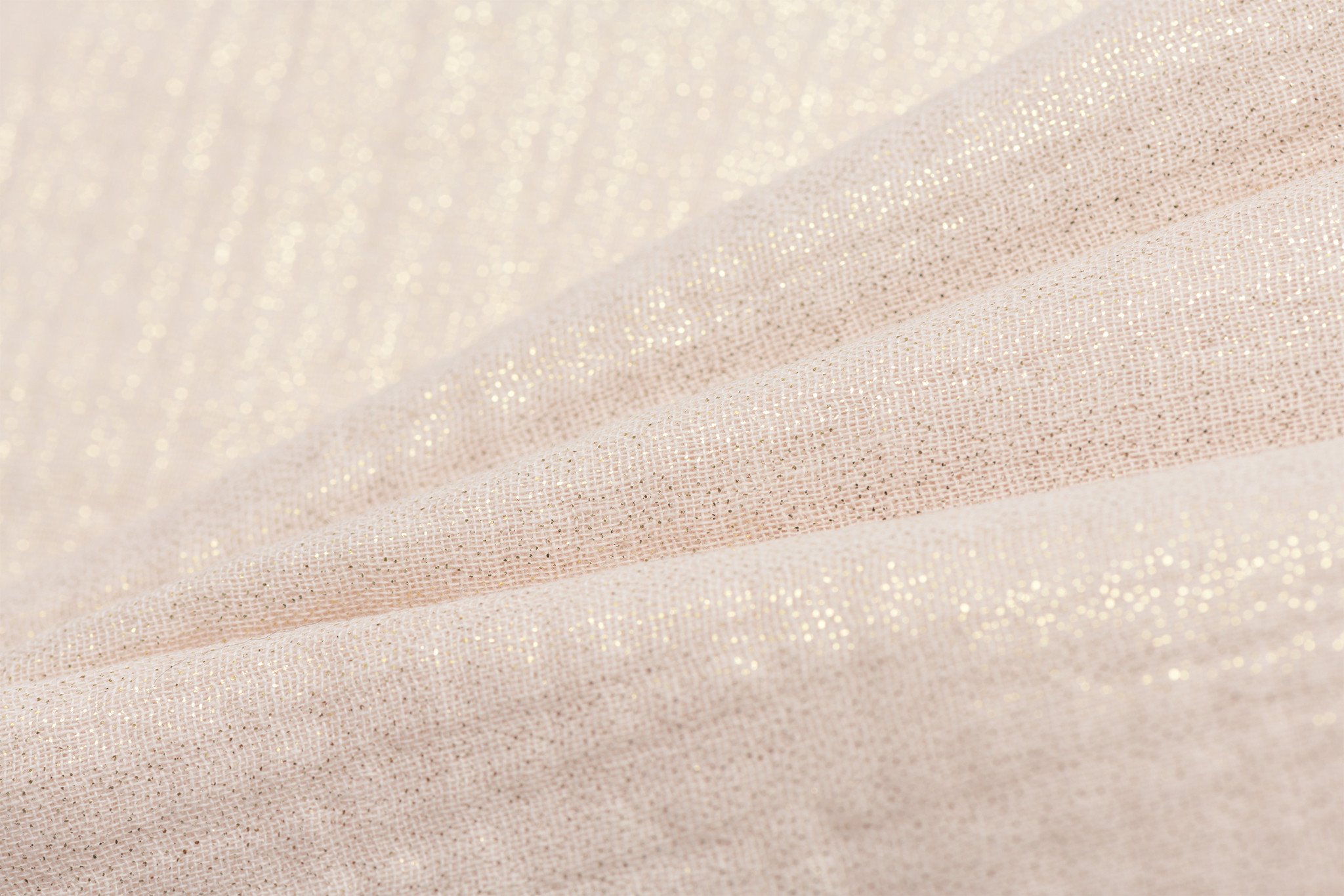 Double gauze katoen glitter creme
