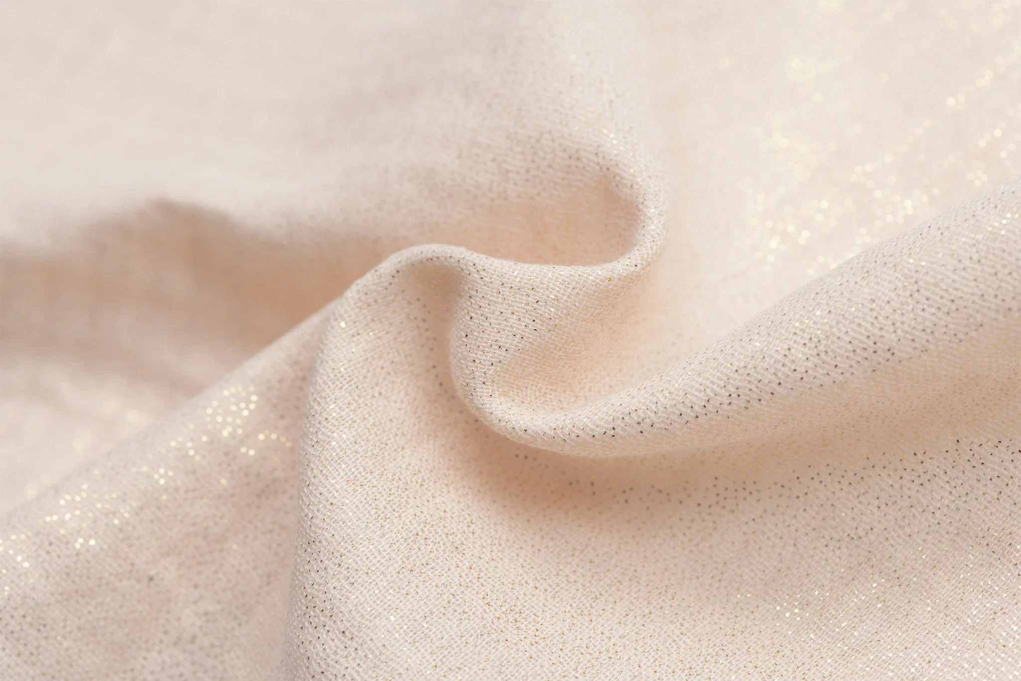 Double gauze katoen glitter creme