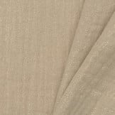 Double gauze katoen glitter beige
