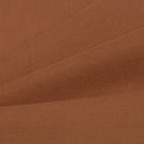 Effen Katoen Poplin Stof Cognac