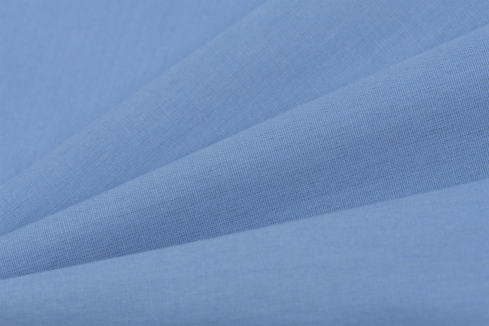 Effen Katoen Poplin Stof Jeans