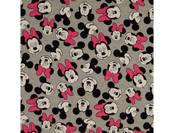 French terry geruwd minnie mouse rose