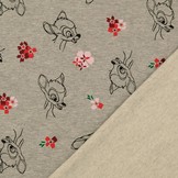 French terry geruwd bambi