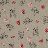 French terry geruwd bambi