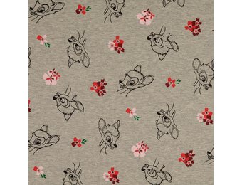 French terry geruwd bambi