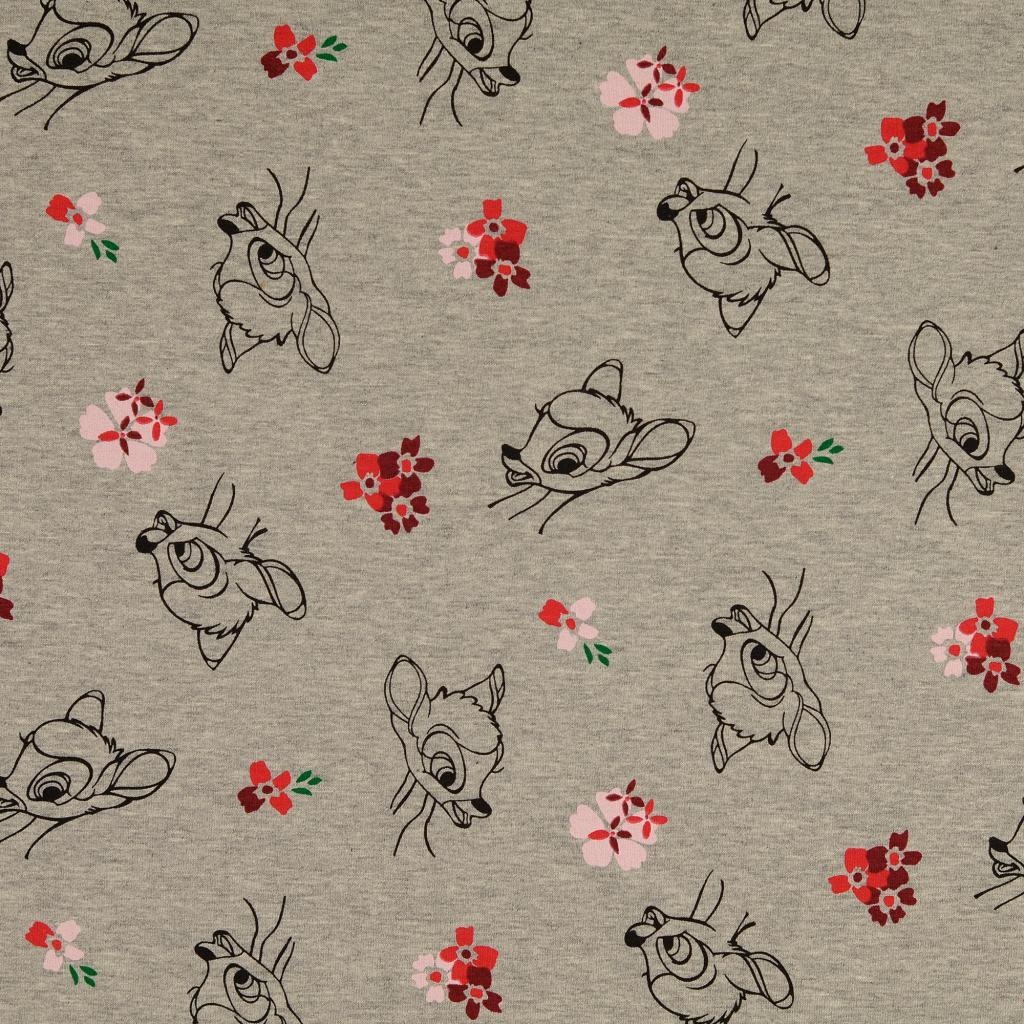 French terry geruwd bambi