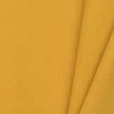 Effen Katoen Poplin Stof Ochre