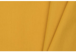 Katoen Poplin Stof Ochre