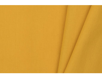 Katoen Poplin Stof Ochre