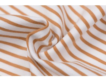 Jersey Strepen Off White / Camel