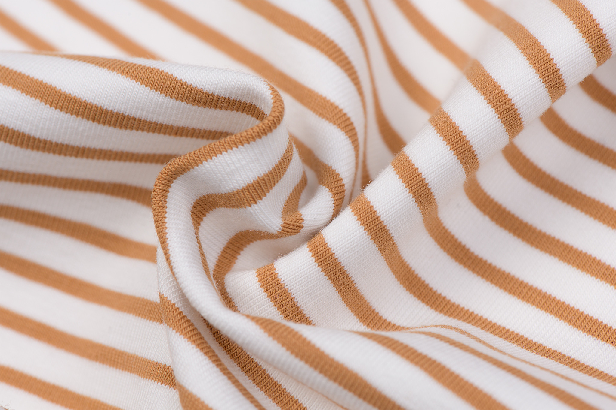 Jersey Strepen Off White / Camel