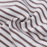 Jersey Strepen Off White / Bruin