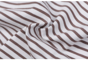 Jersey Strepen Off White / Bruin