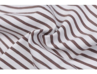 Jersey Strepen Off White / Bruin