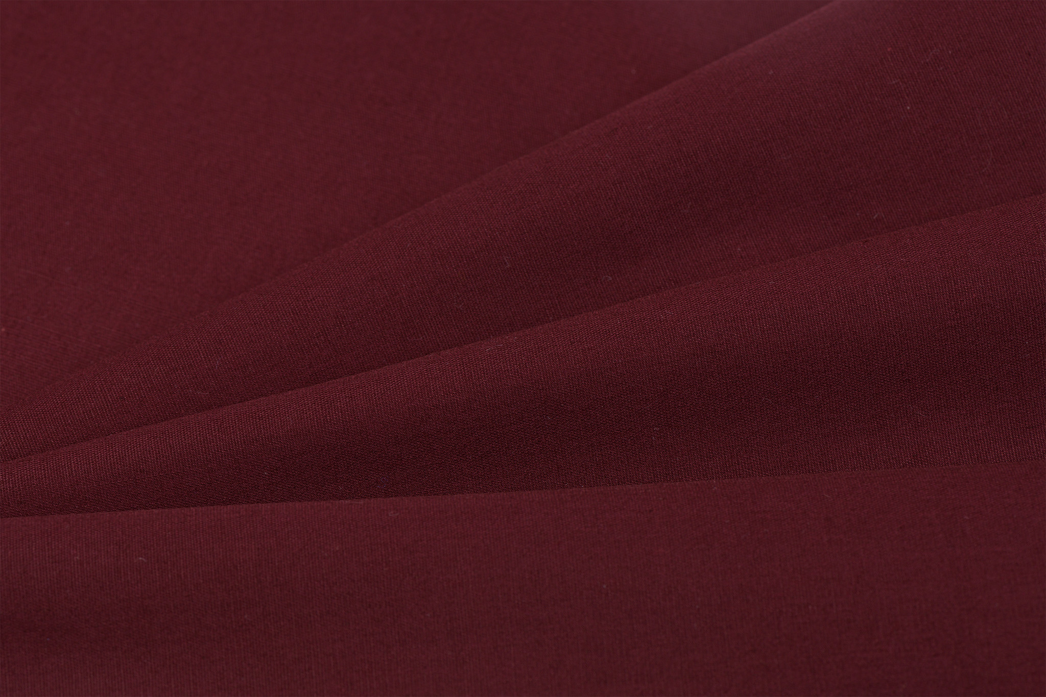 Katoen Poplin Bordeaux