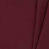 Effen Katoen Poplin Stof Bordeaux