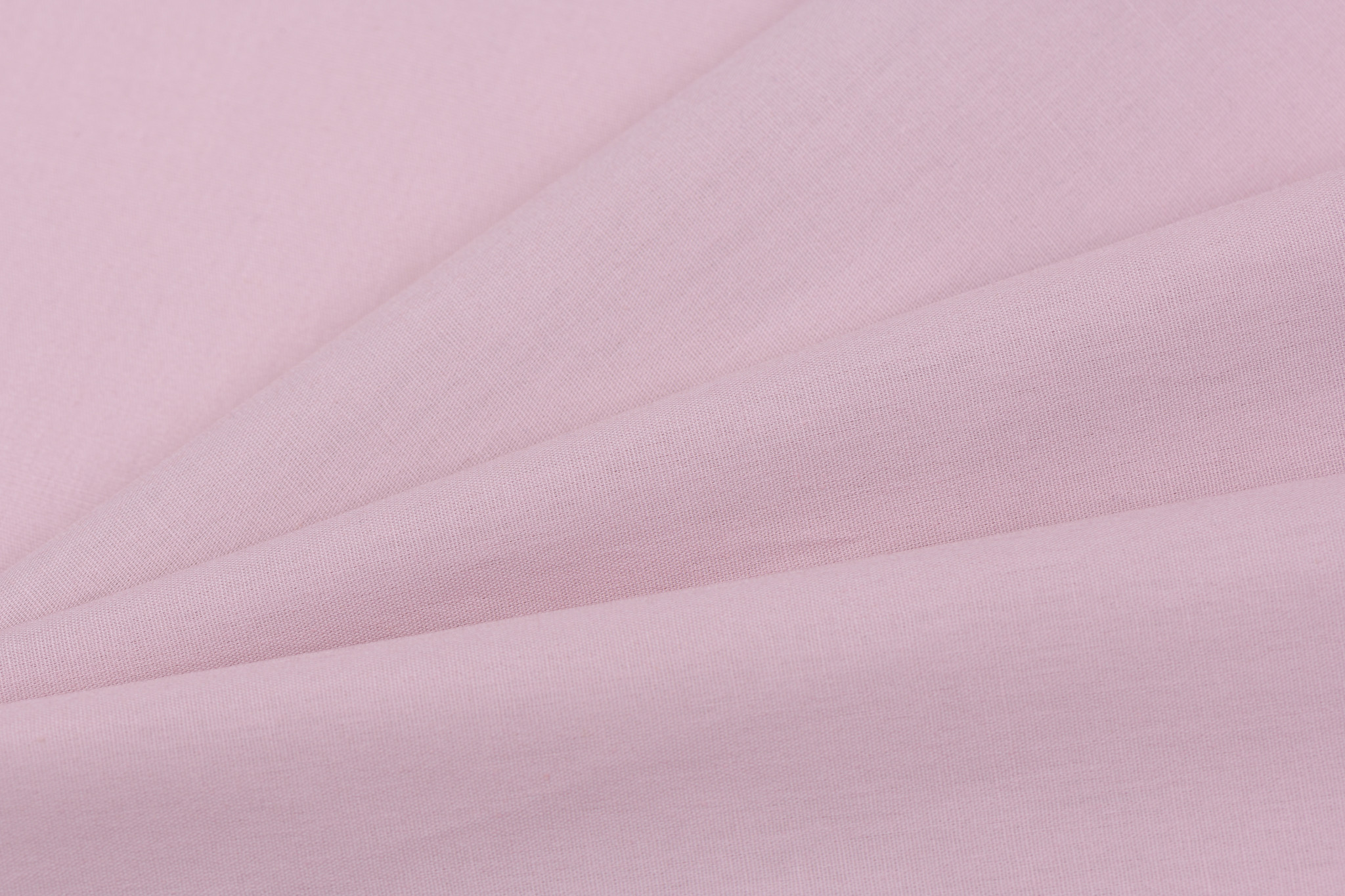 Effen Katoen Poplin Stof Oud Roze