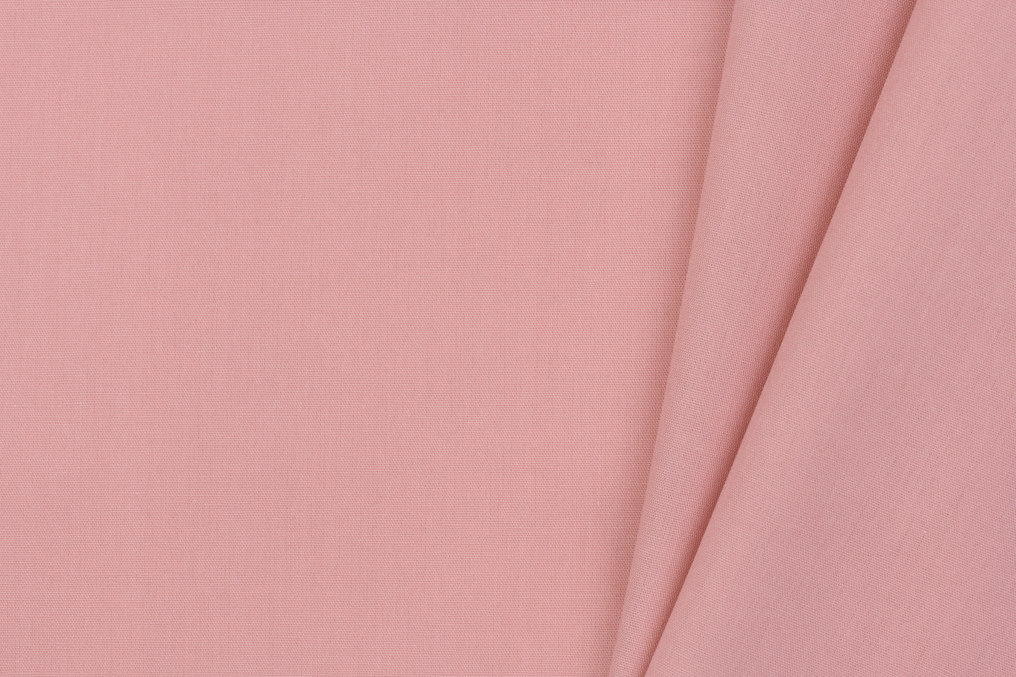 Effen Katoen Poplin Stof Nude Rose