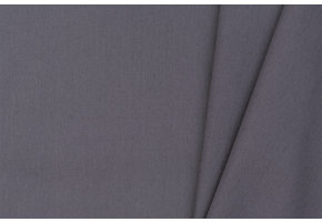 Katoen Poplin Stof Antracietgrijs