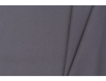 Katoen Poplin Stof Antracietgrijs