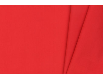 Katoen Poplin Stof Rood
