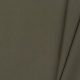 Effen Katoen Poplin Stof Khaki