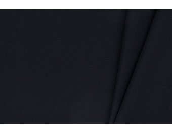 Katoen Poplin Stof Zwart