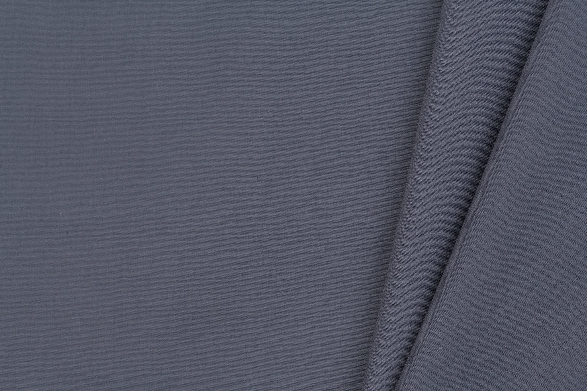 Katoen Poplin Donkergrijs