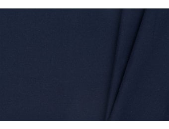 Katoen Poplin Stof Donkerblauw