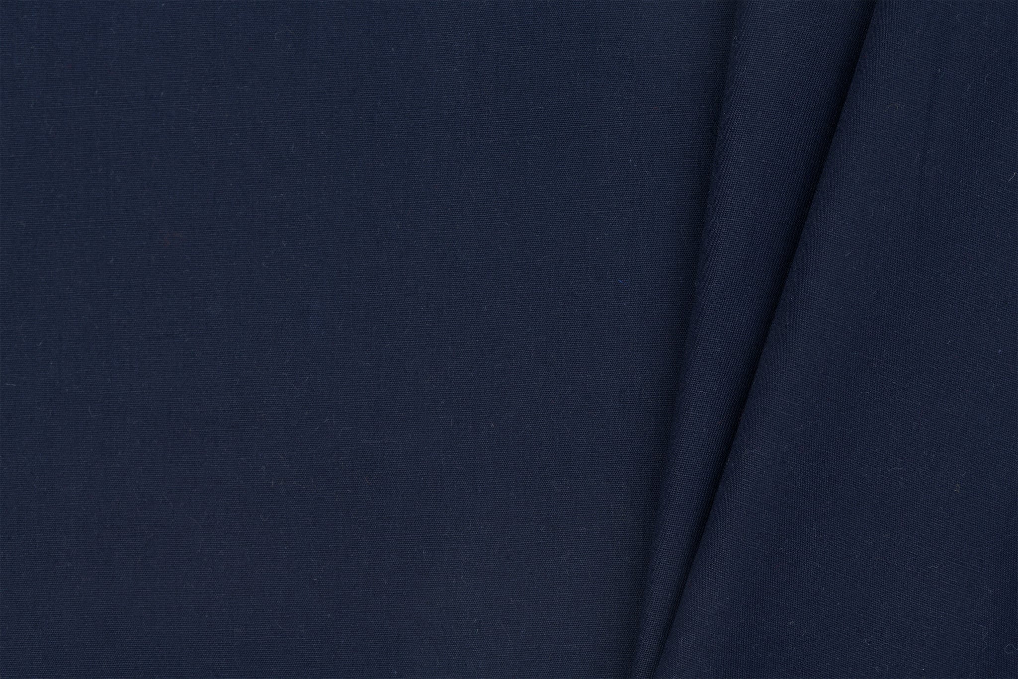 Katoen Poplin Stof Donkerblauw