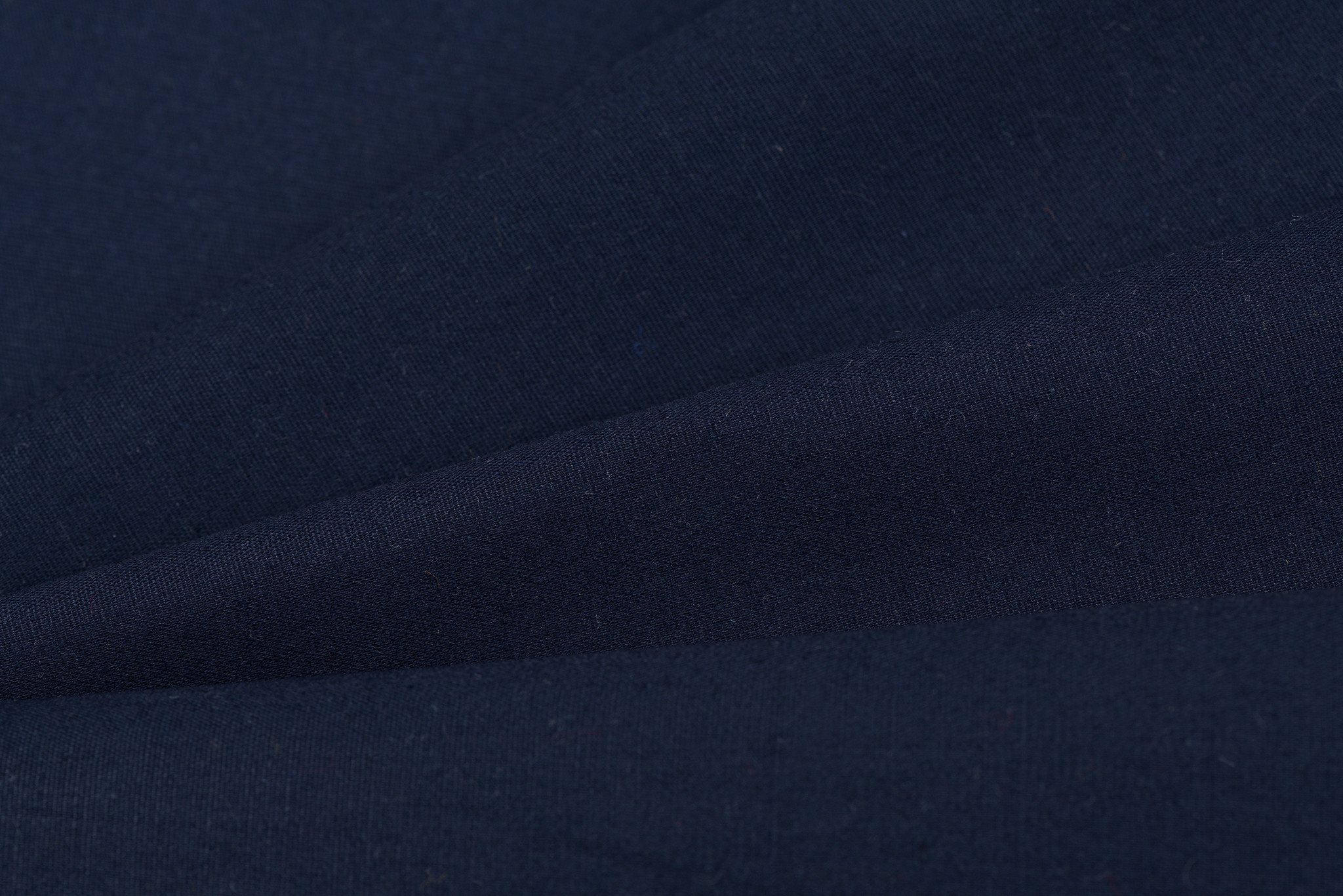 Katoen Poplin Stof Donkerblauw