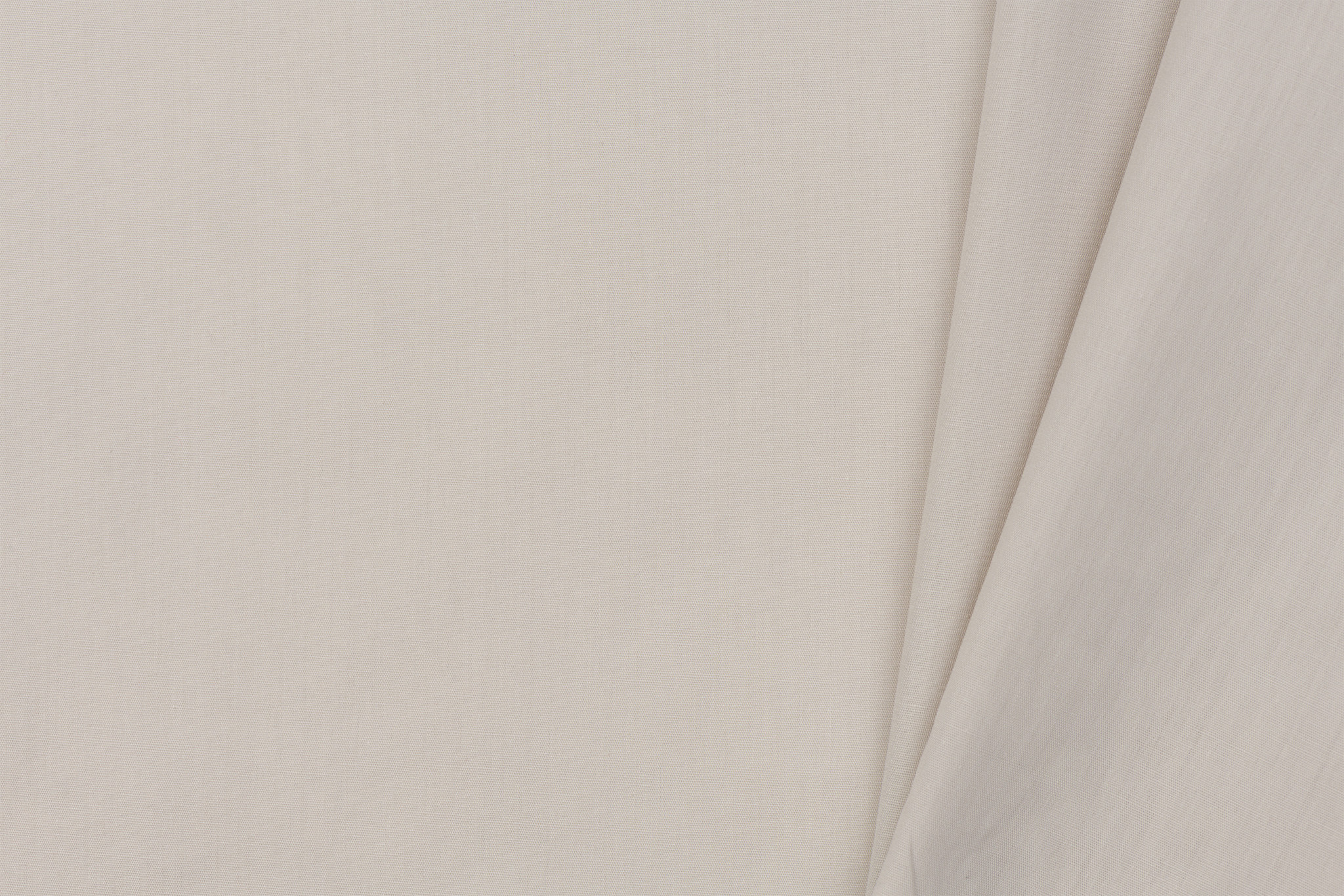 Effen Katoen Poplin Stof Beige