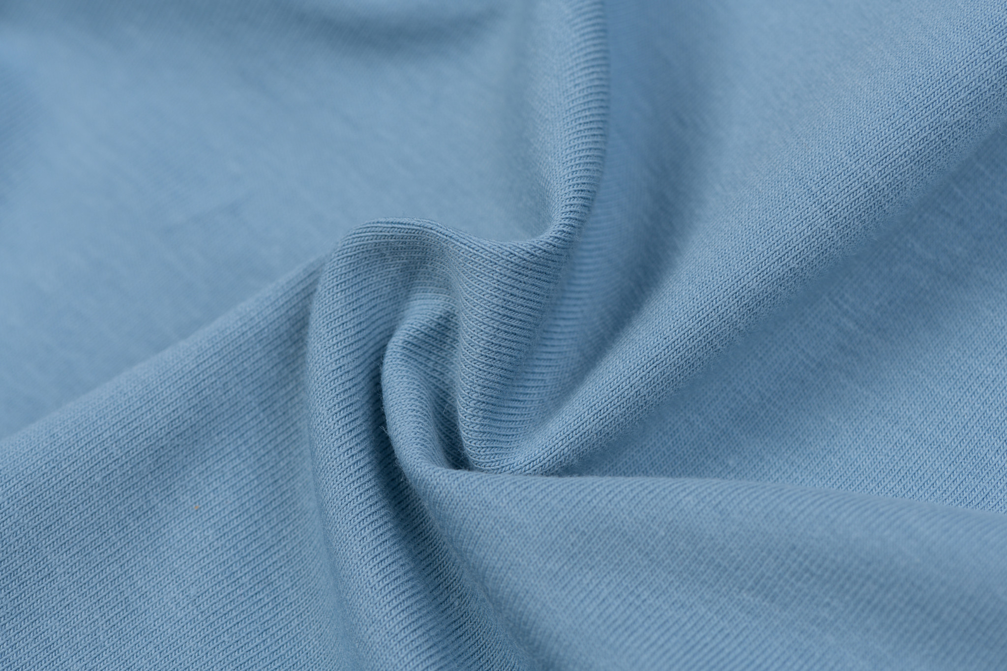 Organic Jersey Uni / Effen Licht Jeans