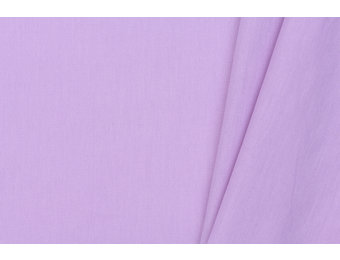 Katoen Poplin Stof Licht Paars - Lila