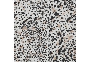 Poplin Katoen Digitale Print - Animal Skin Off White Beige